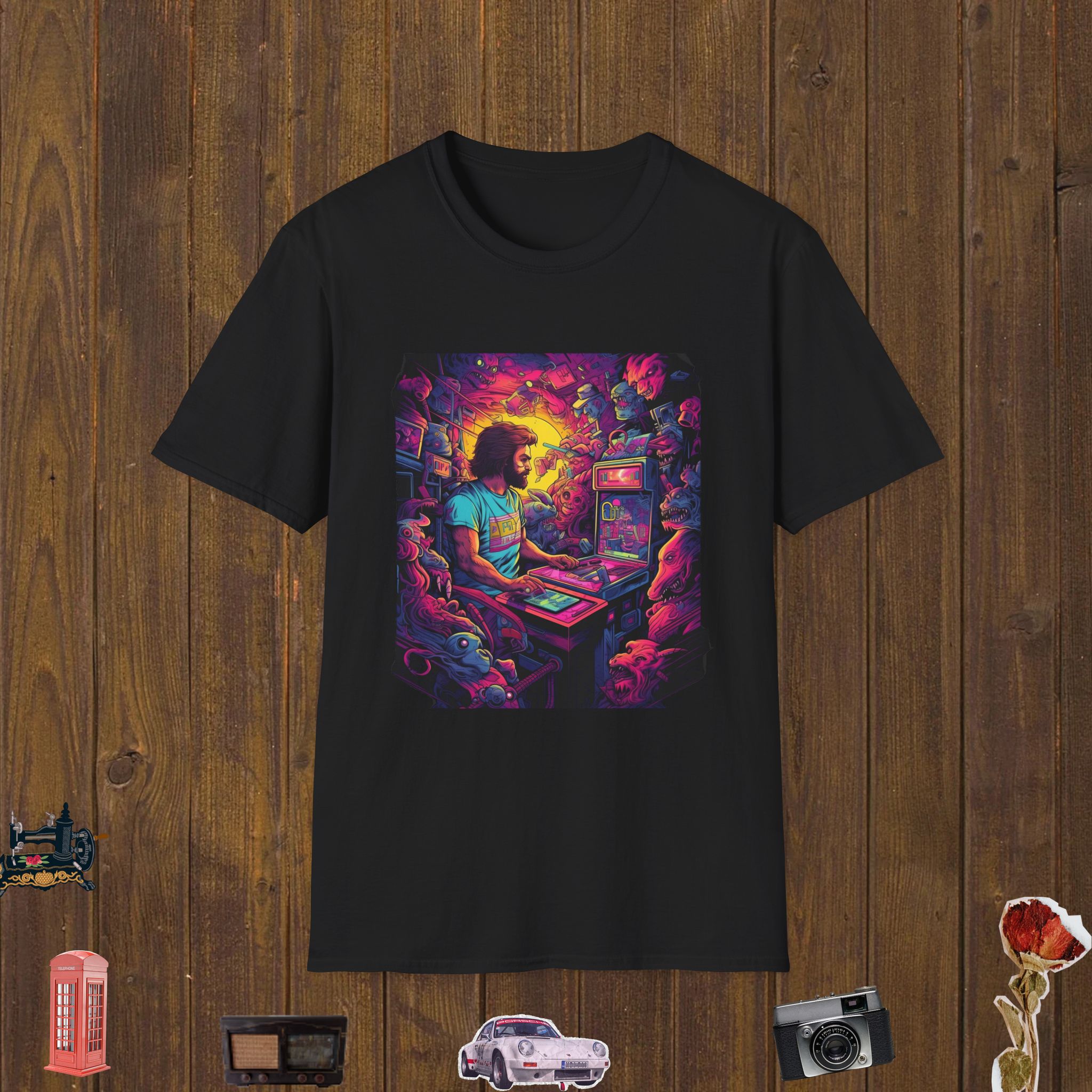 Arcade Games Chaos – Unisex Softstyle T-Shirt