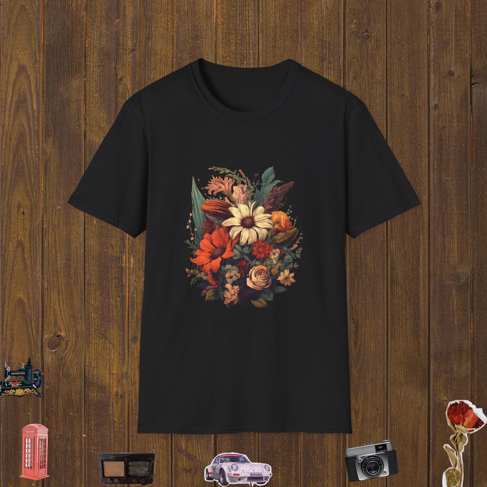 Wild Bloom Harmony Unisex Softstyle T-Shirt