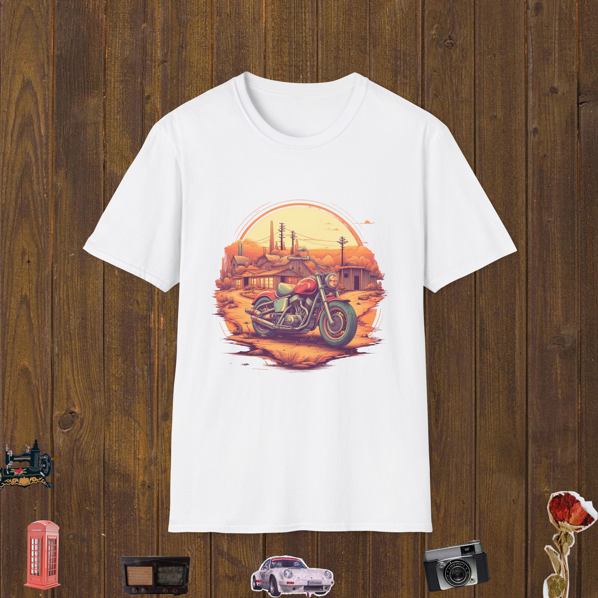 Desert Ride Escape – Unisex Softstyle T-Shirt