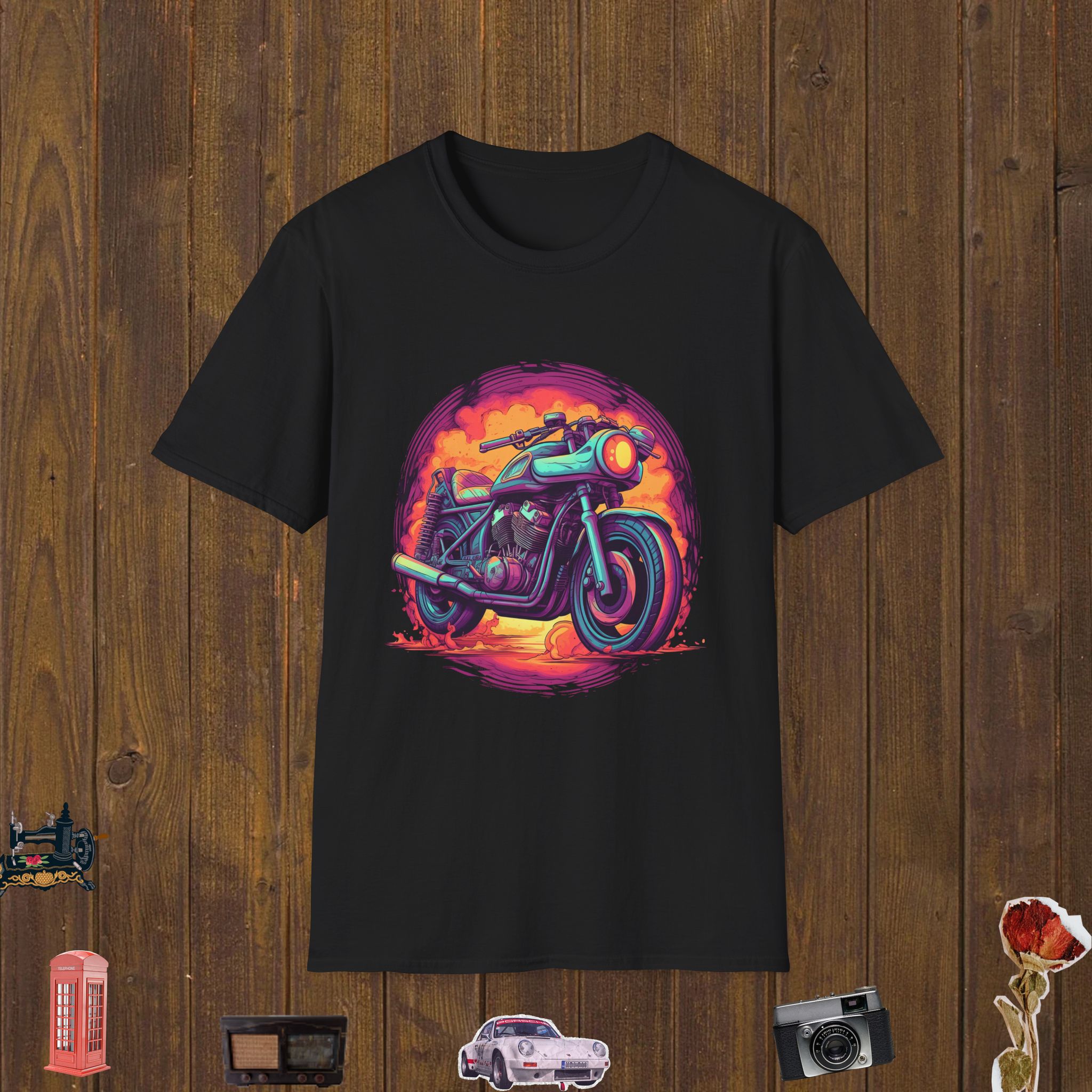 Cafe Racer Blaze – Unisex Softstyle T-Shirt