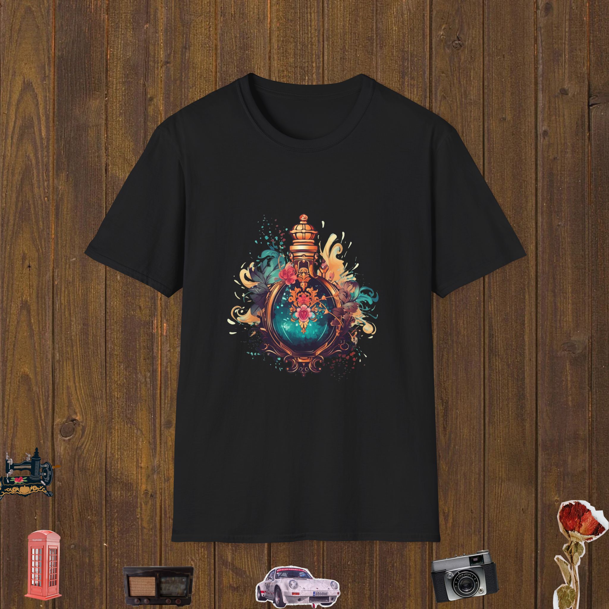 Enchanted Blue Elixir Unisex Softstyle T-Shirt