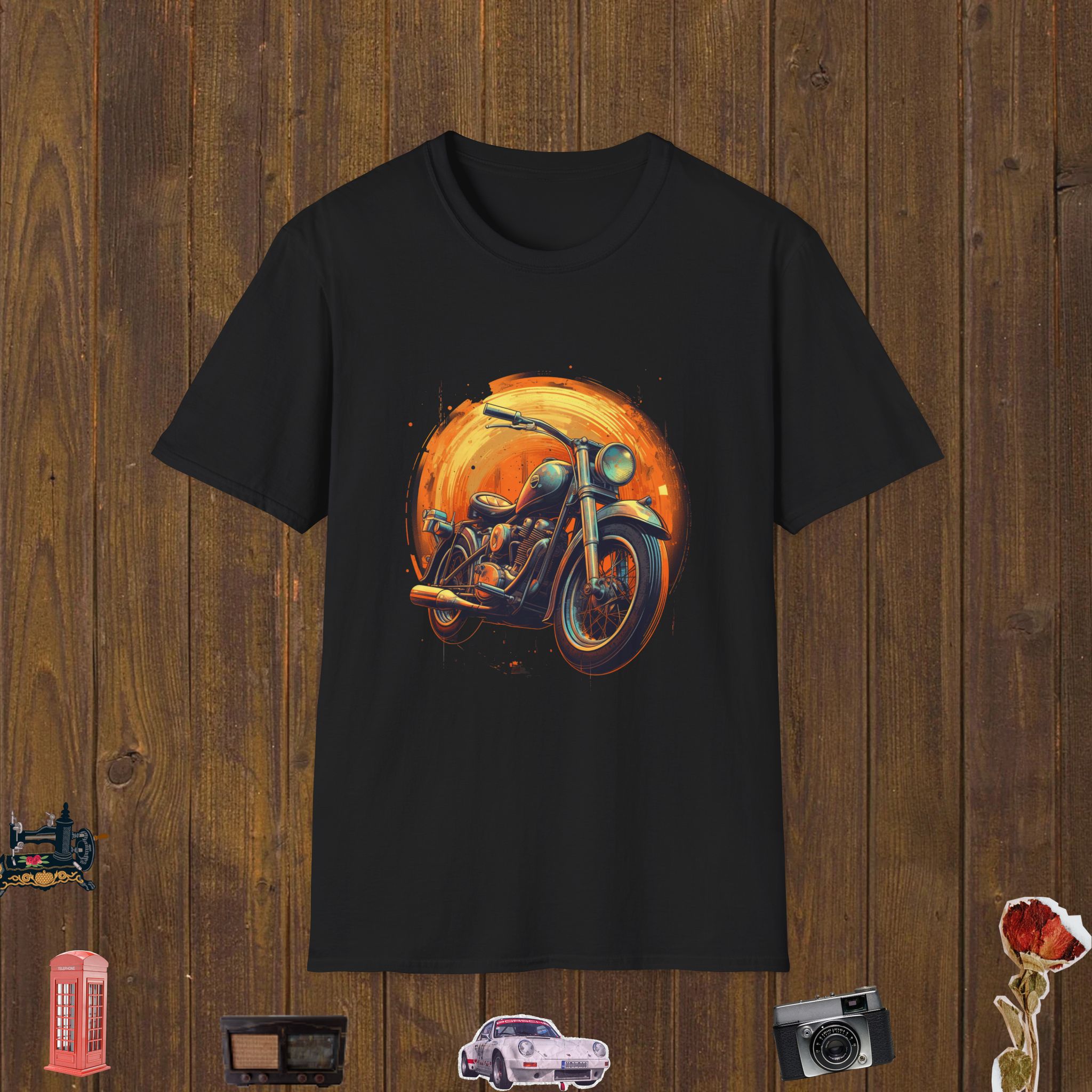 Classic Cruiser Glow – Unisex Softstyle T-Shirt