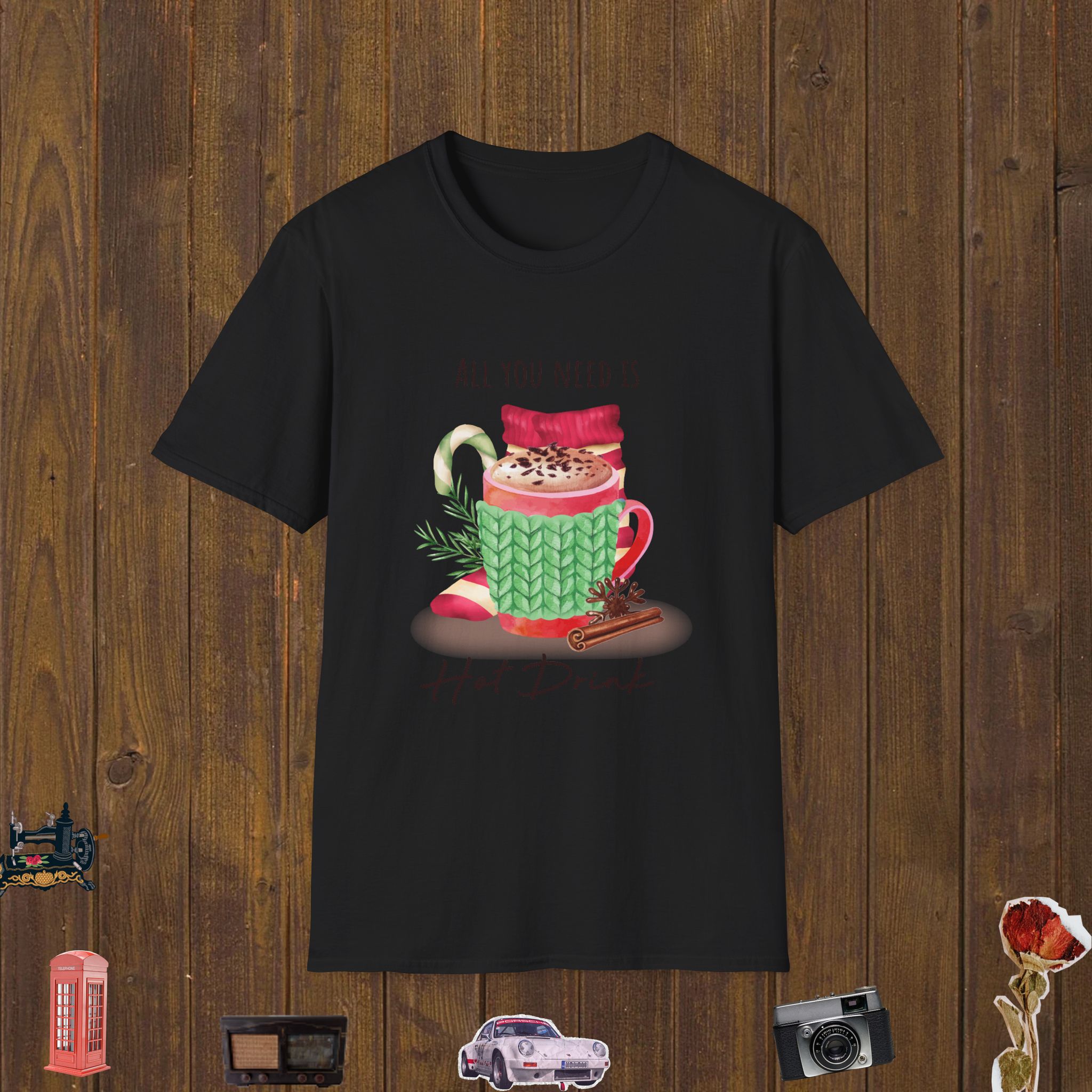 Cozy Hot Drink Unisex Softstyle T-Shirt