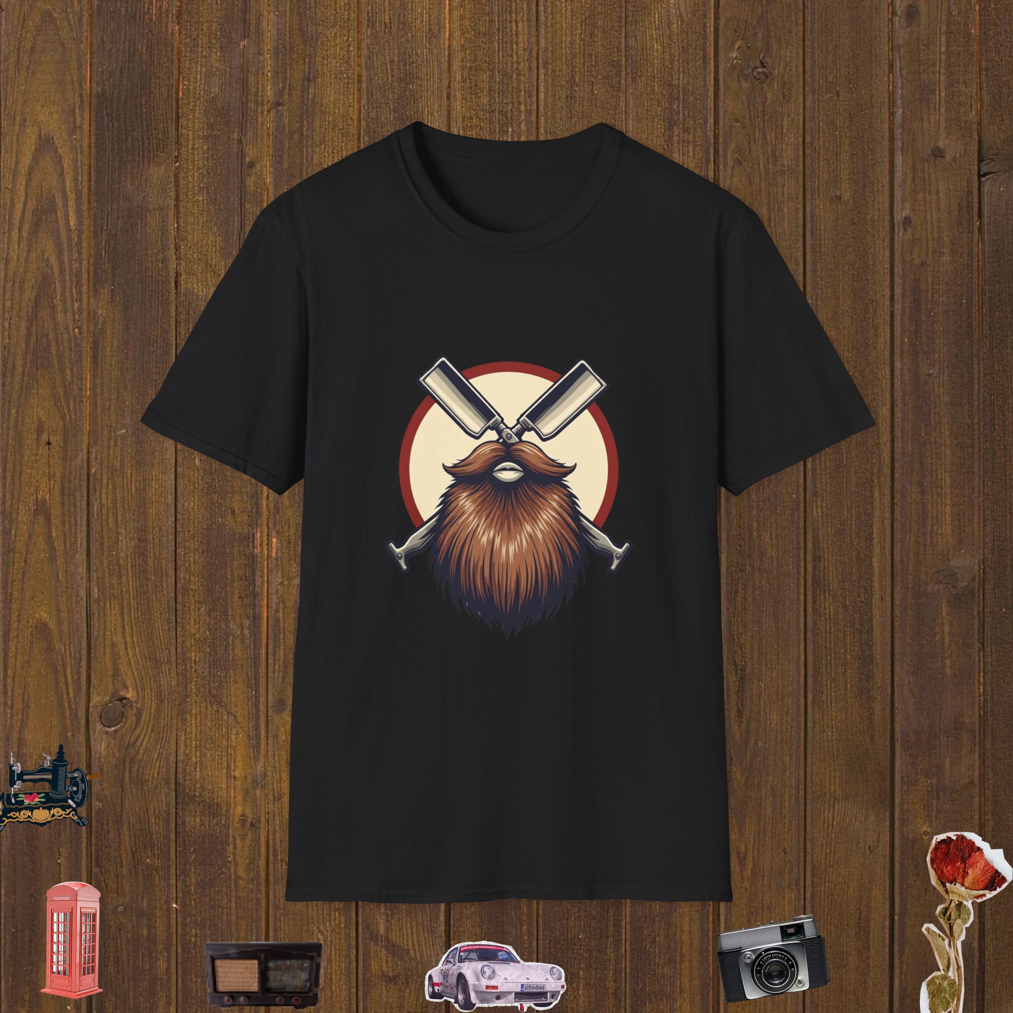 Beard & Blades – Unisex Softstyle T-Shirt