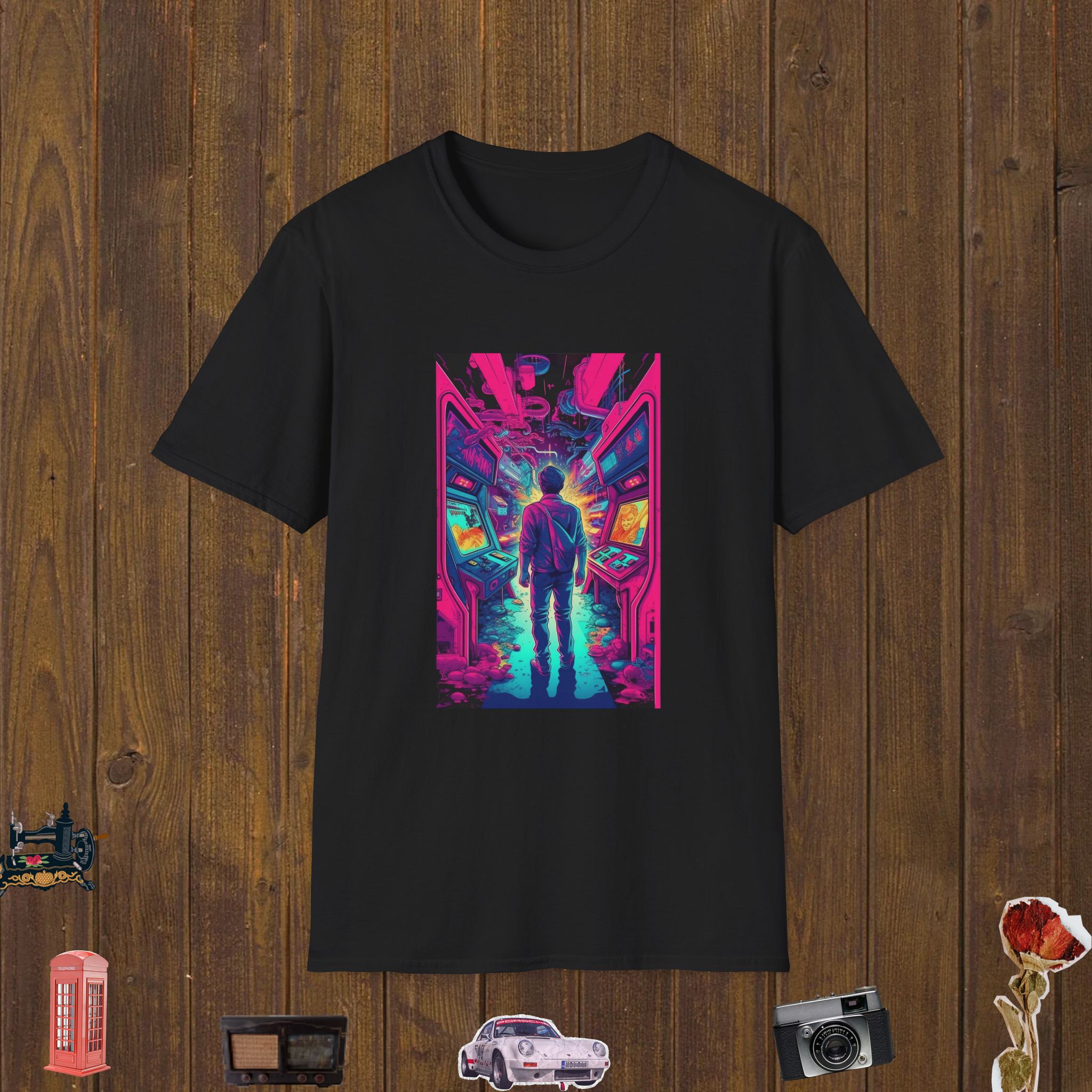 Arcade Portal Journey – Unisex Softstyle T-Shirt