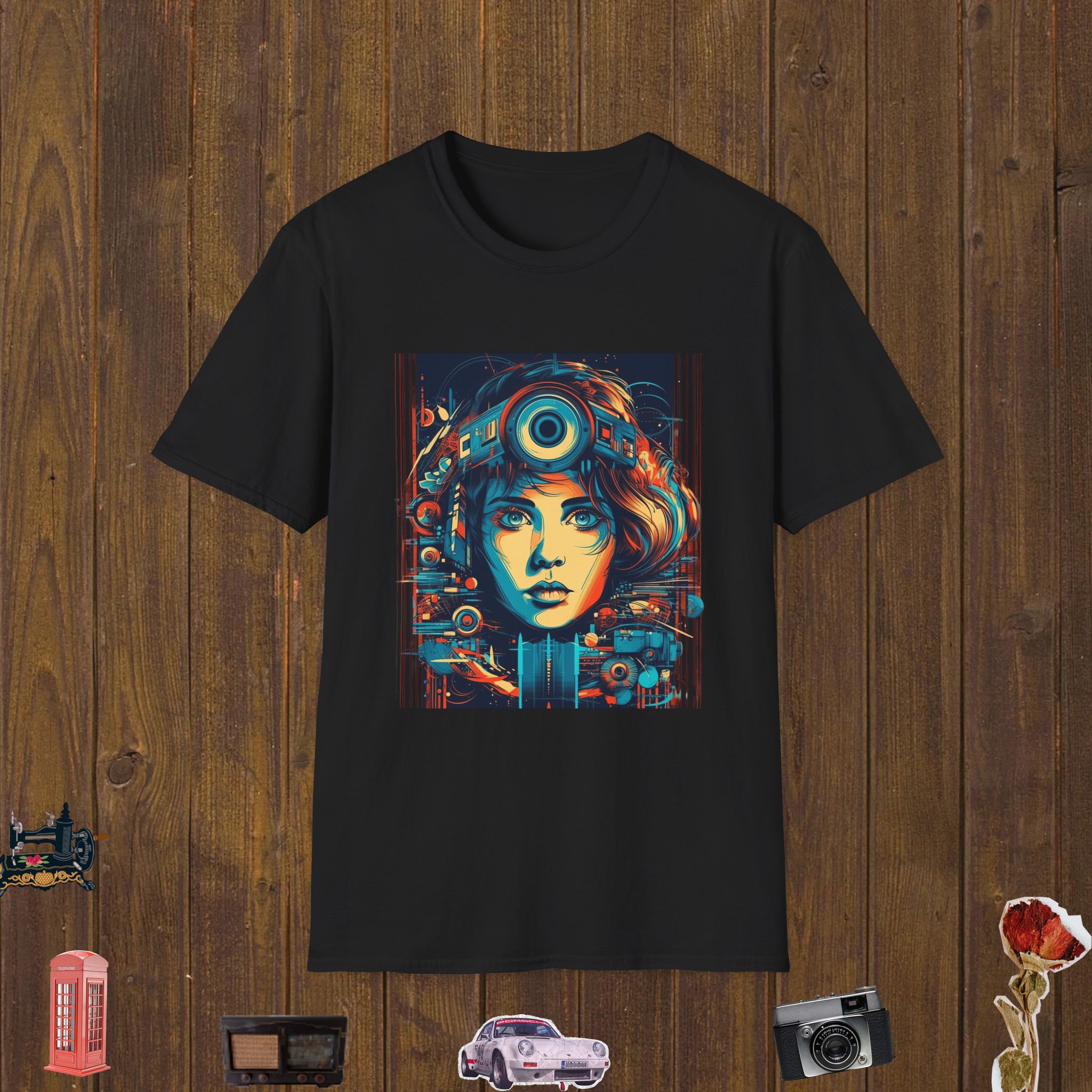 Cyber Vision Dream – Unisex Softstyle T-Shirt