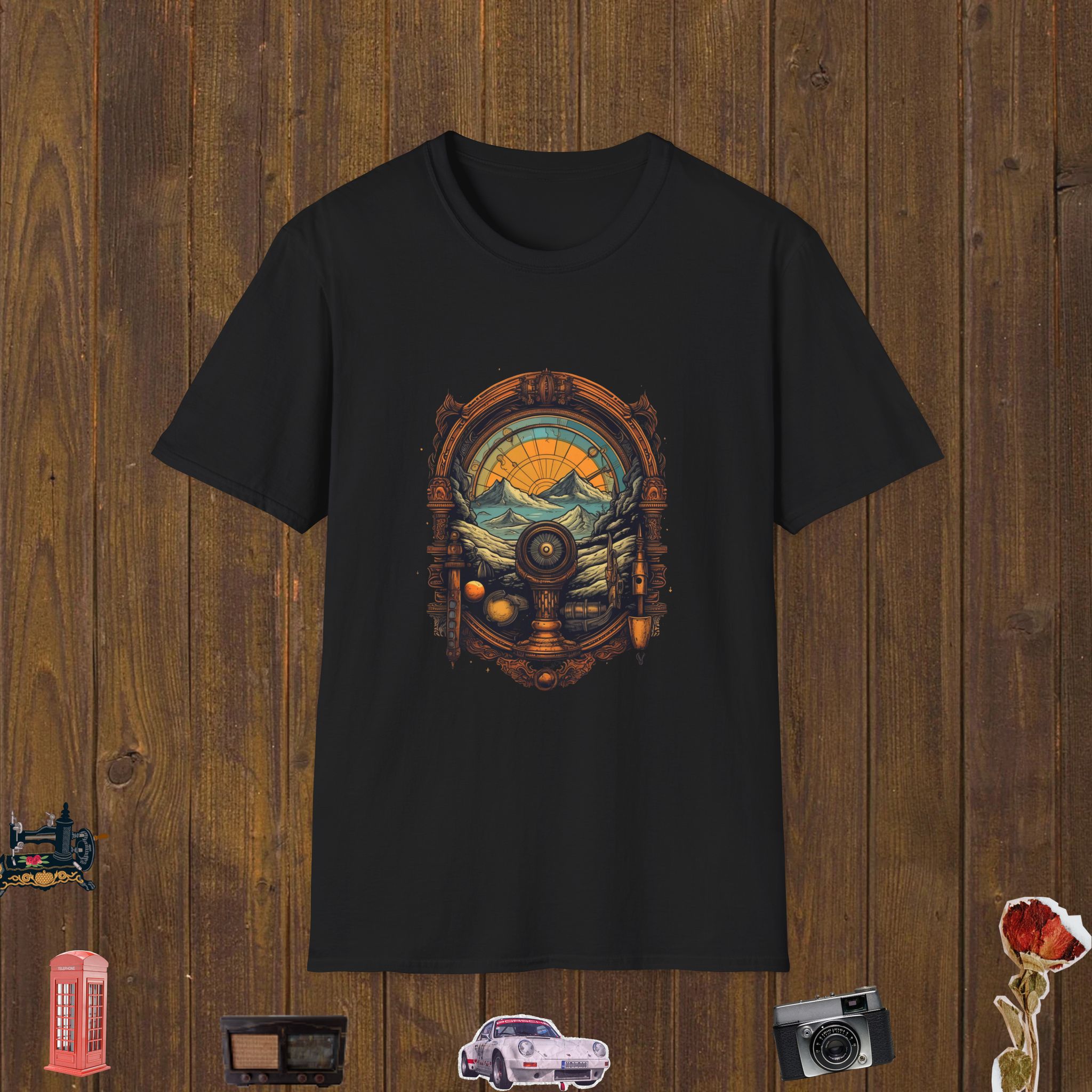 Celestial Horizon View – Unisex Softstyle T-Shirt