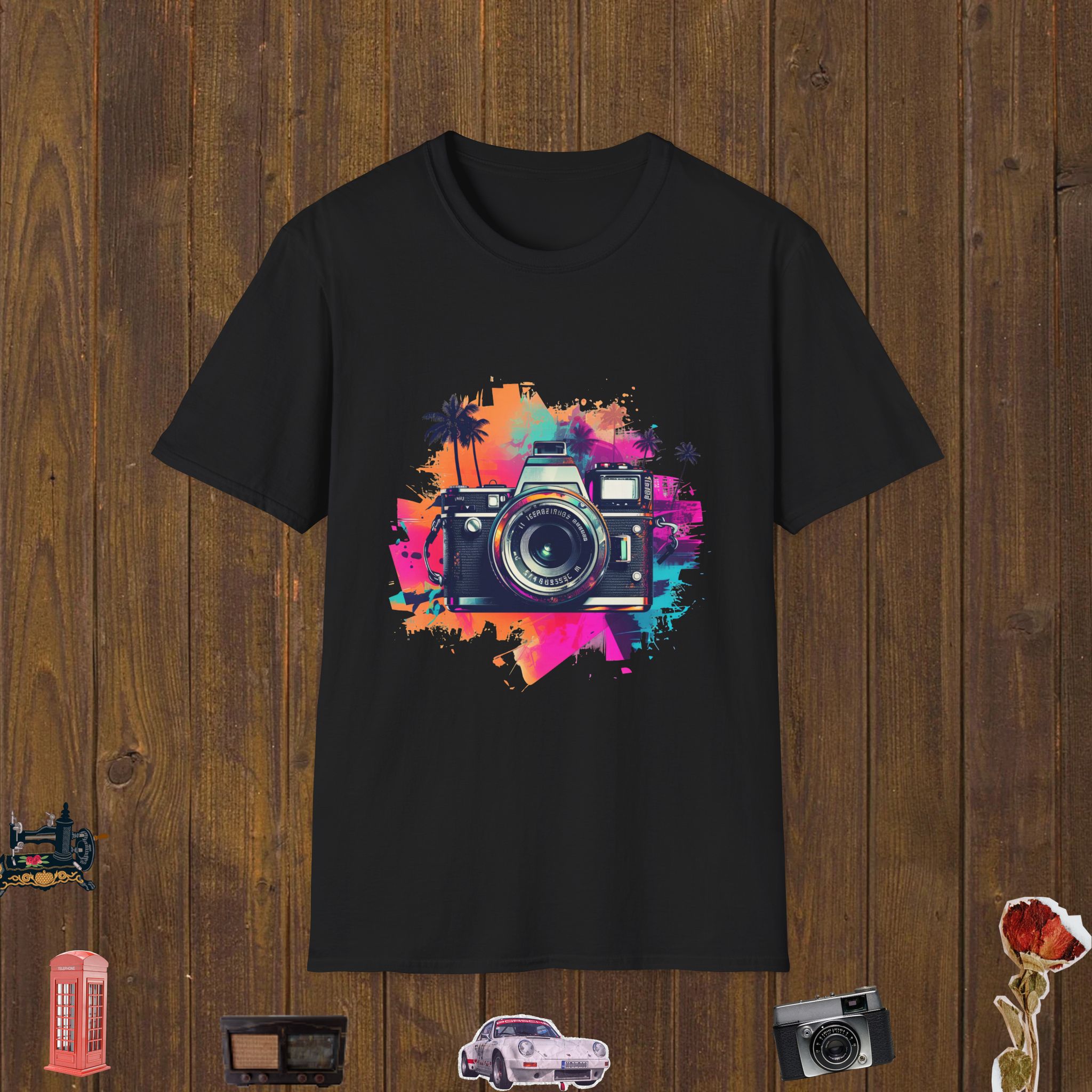 Retro Film Snap Unisex Softstyle T-Shirt