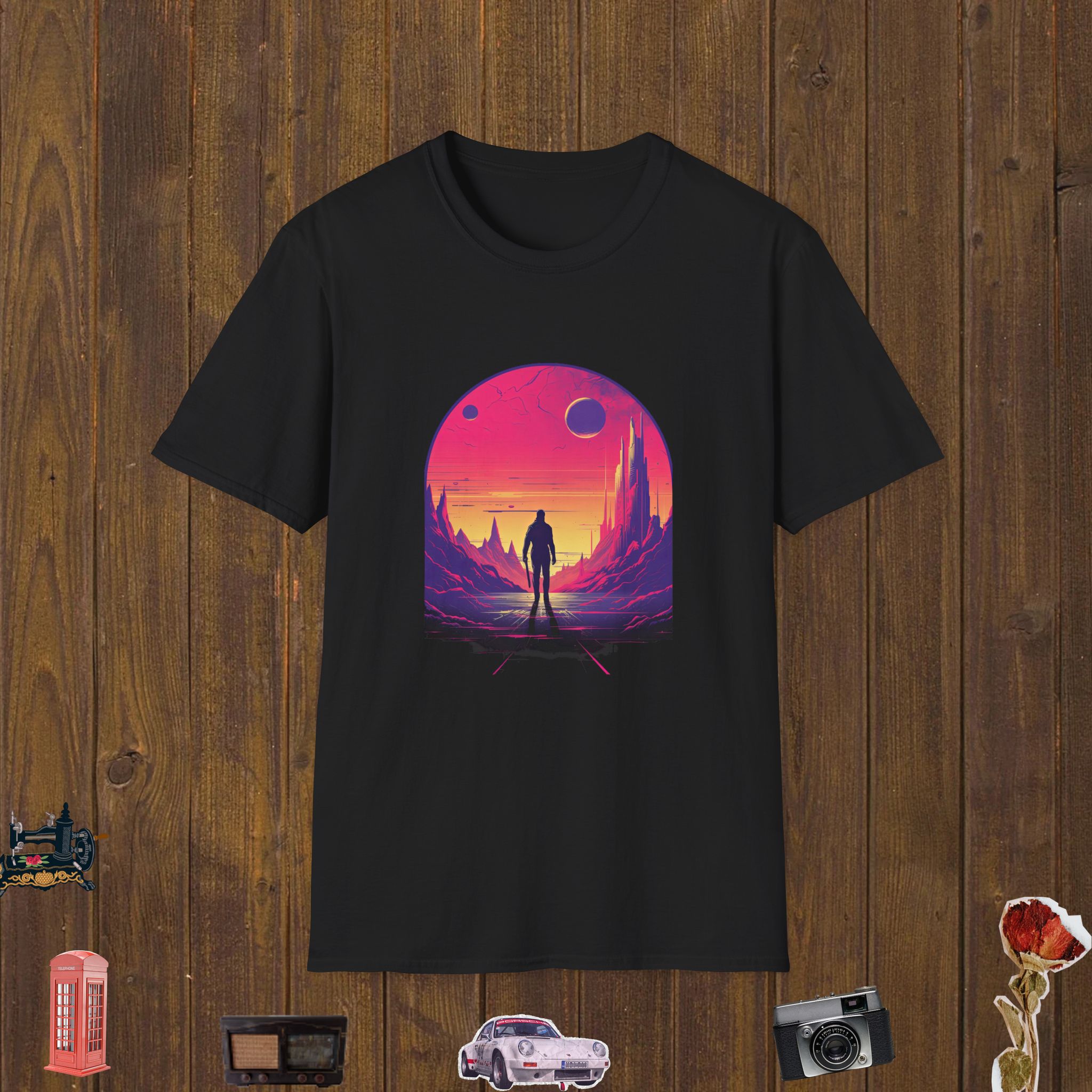 Cosmic Journey Vista Unisex Softstyle T-Shirt