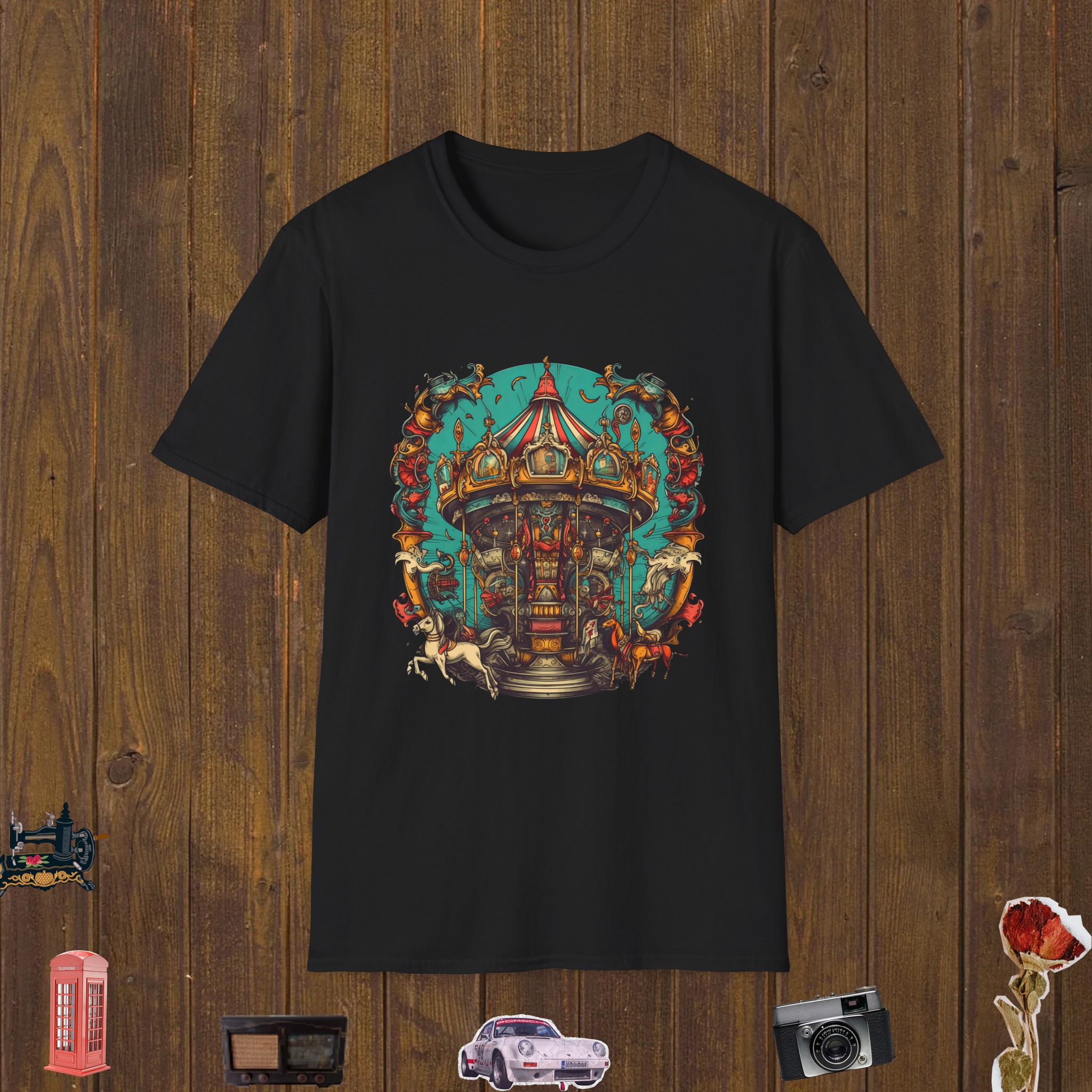 Enchanted Carousel Ride Unisex Softstyle T-Shirt