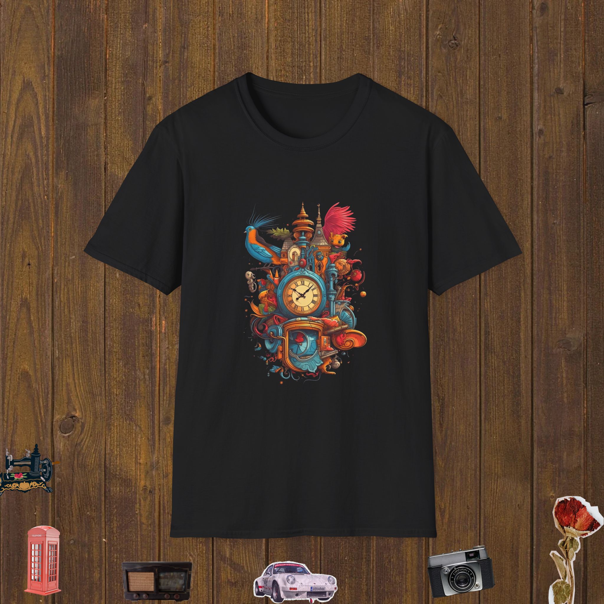 Tropical Cuckoo Fantasy Unisex Softstyle T-Shirt