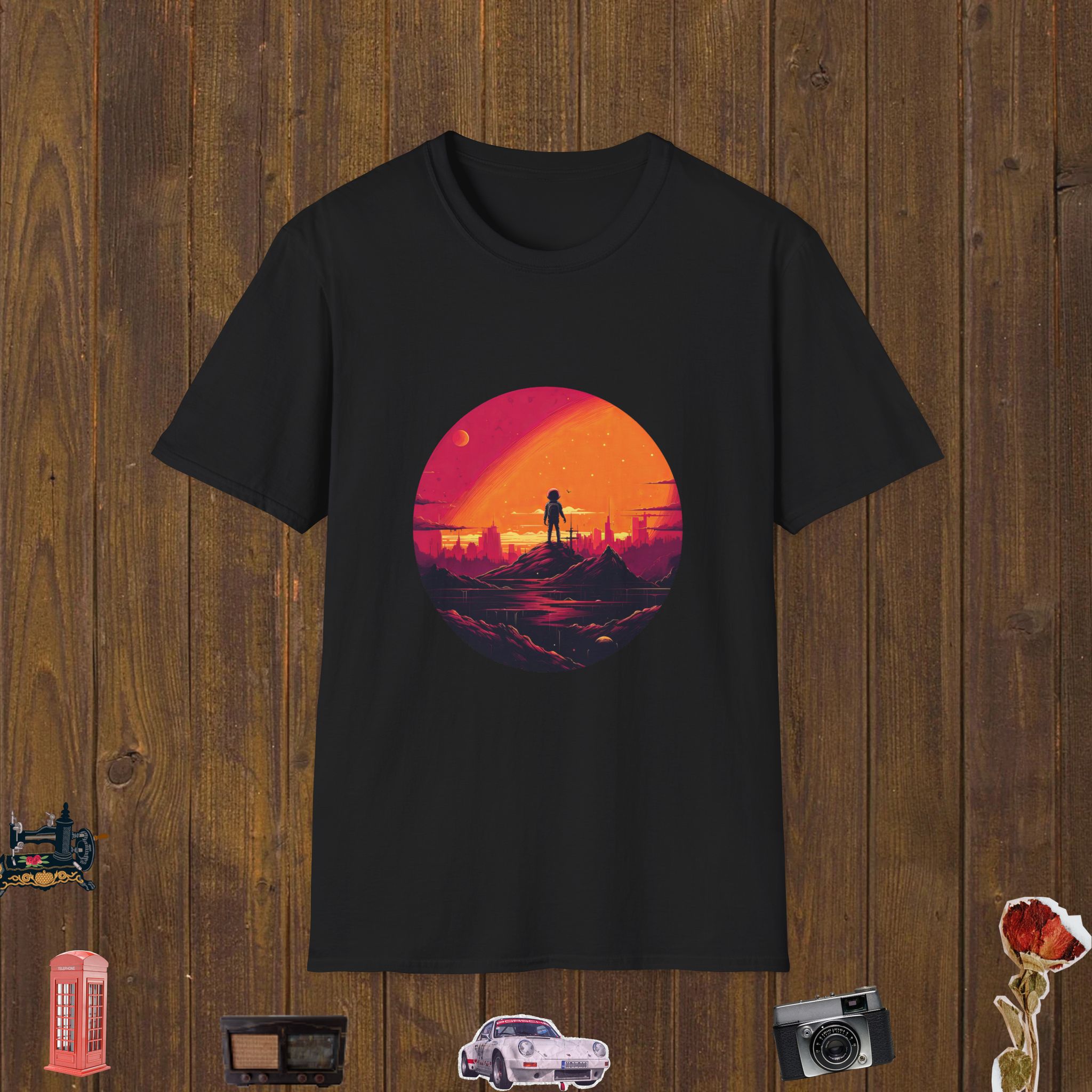 Cosmic City Dreamscape Unisex Softstyle T-Shirt