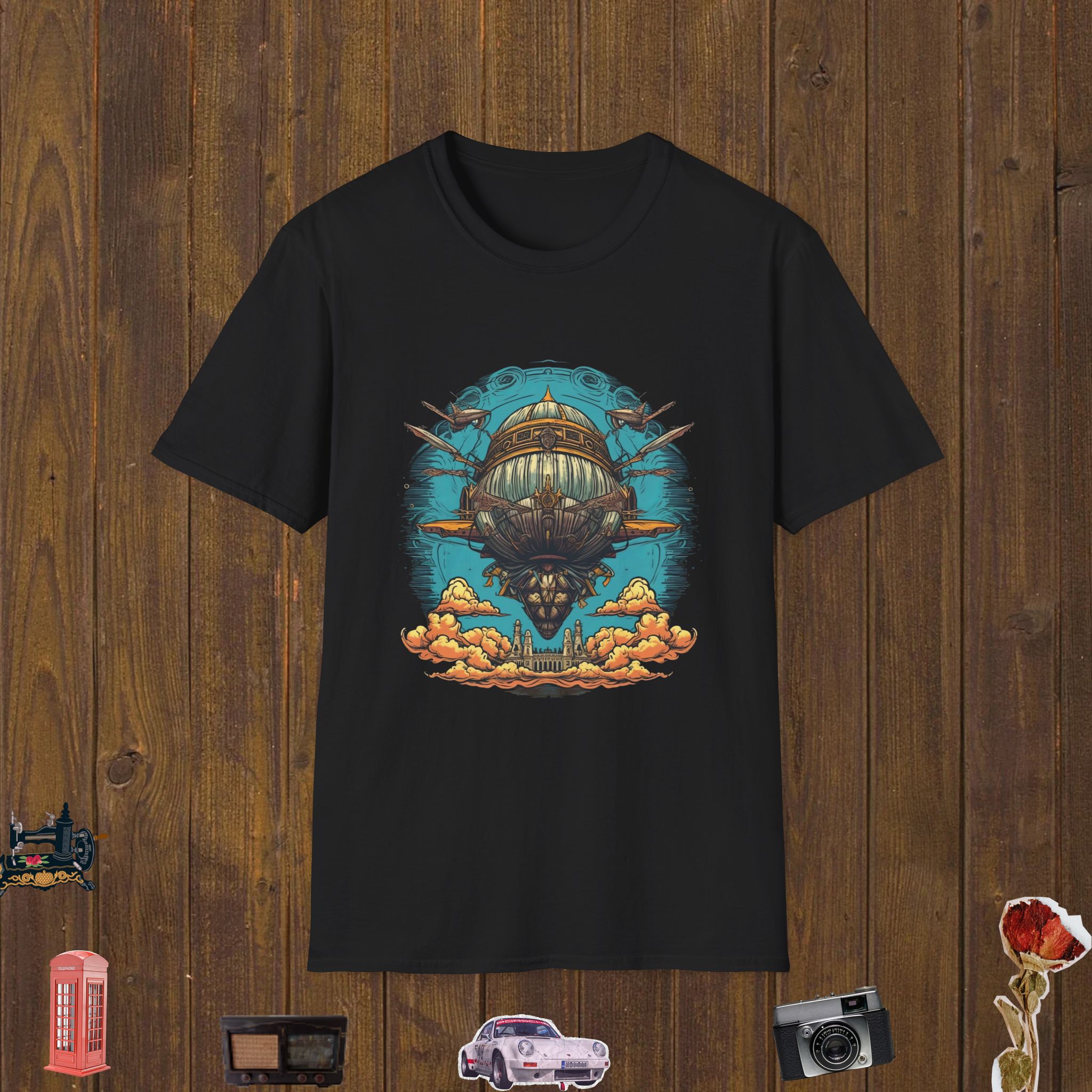 Sky Dominion Zeppelin Unisex Softstyle T-Shirt