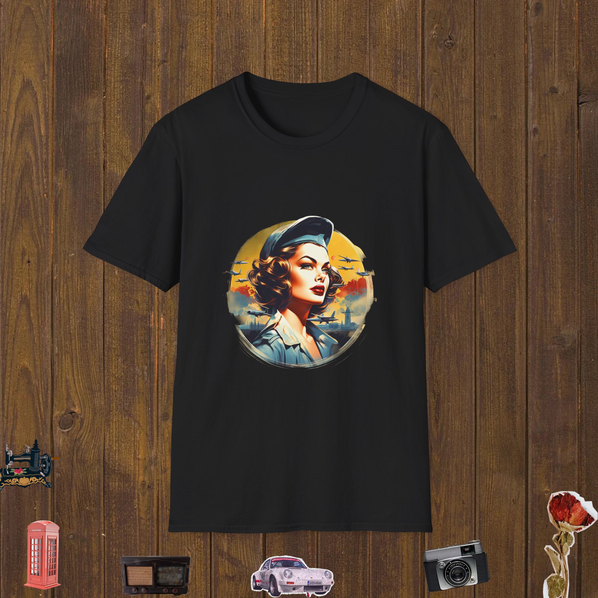 Aviation Beauty Tribute Unisex Softstyle T-Shirt
