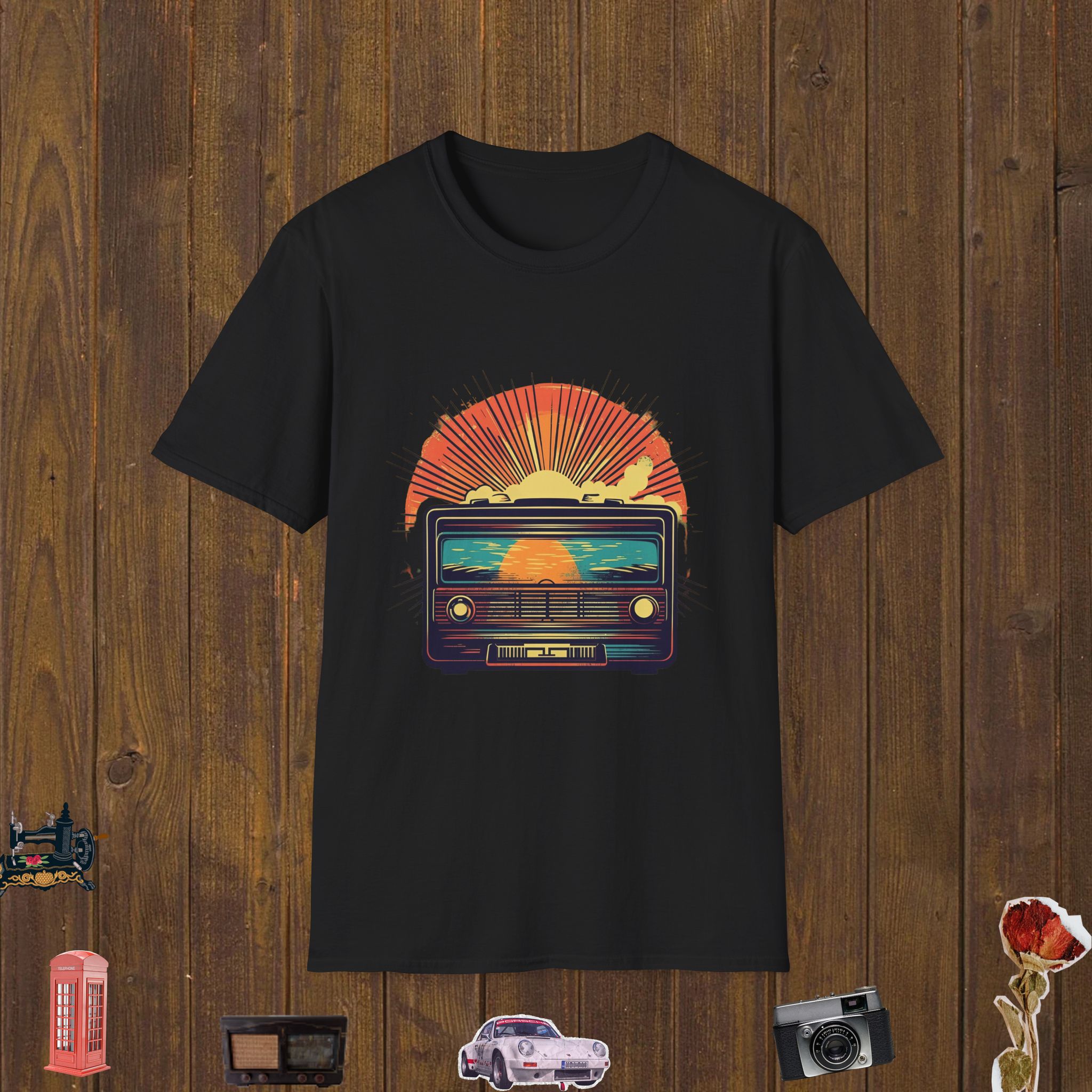 Sunset Radio Unisex Softstyle T-Shirt