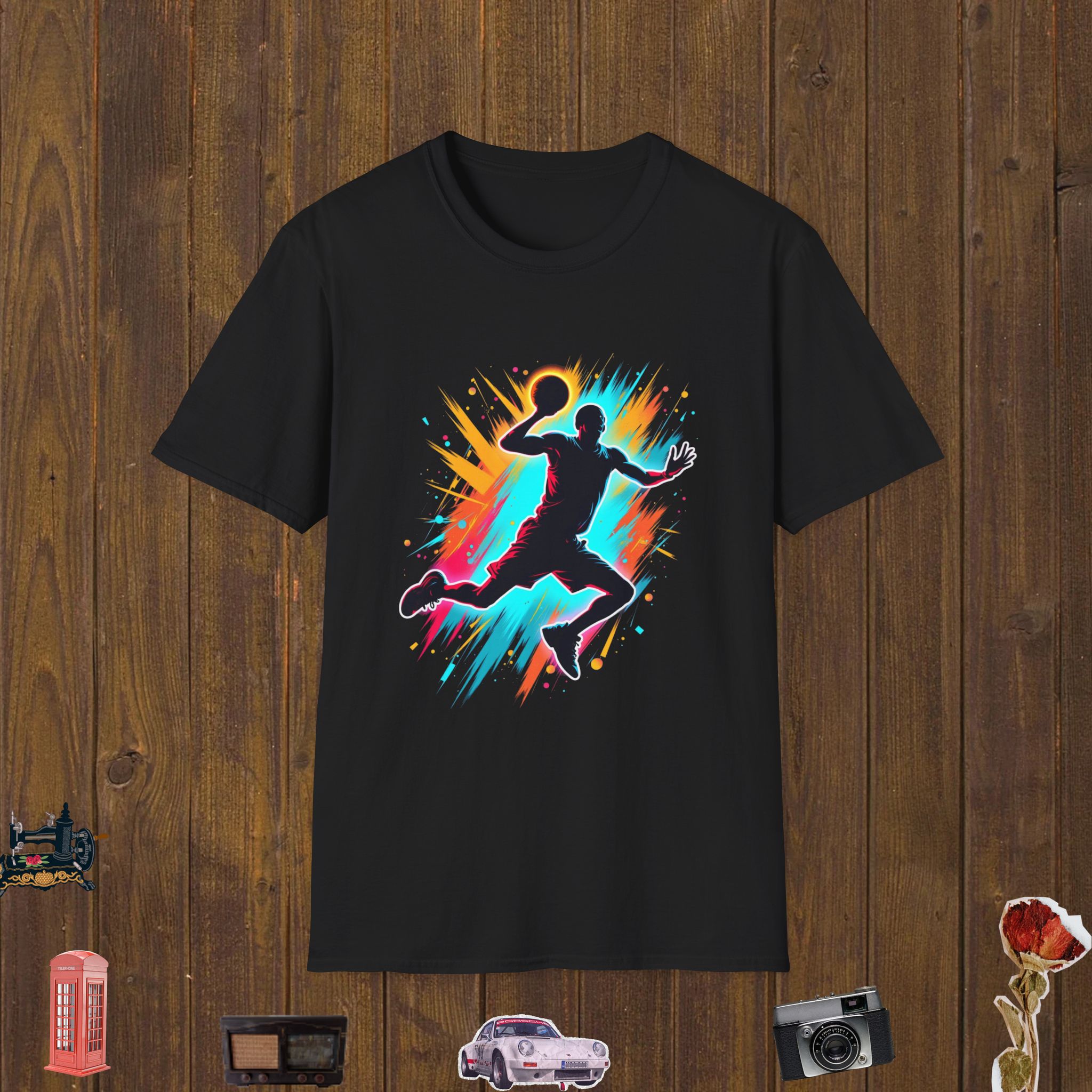 Neon Dunk Vision Unisex Softstyle T-Shirt