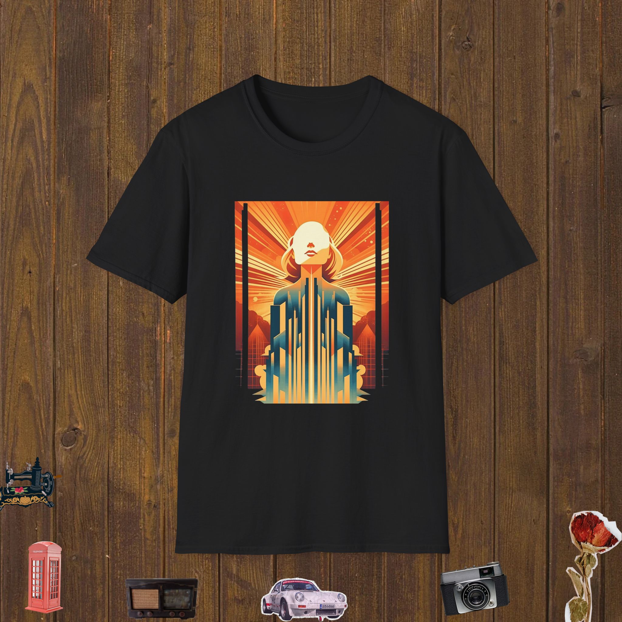 Radiant Skyline Muse Unisex Softstyle T-Shirt