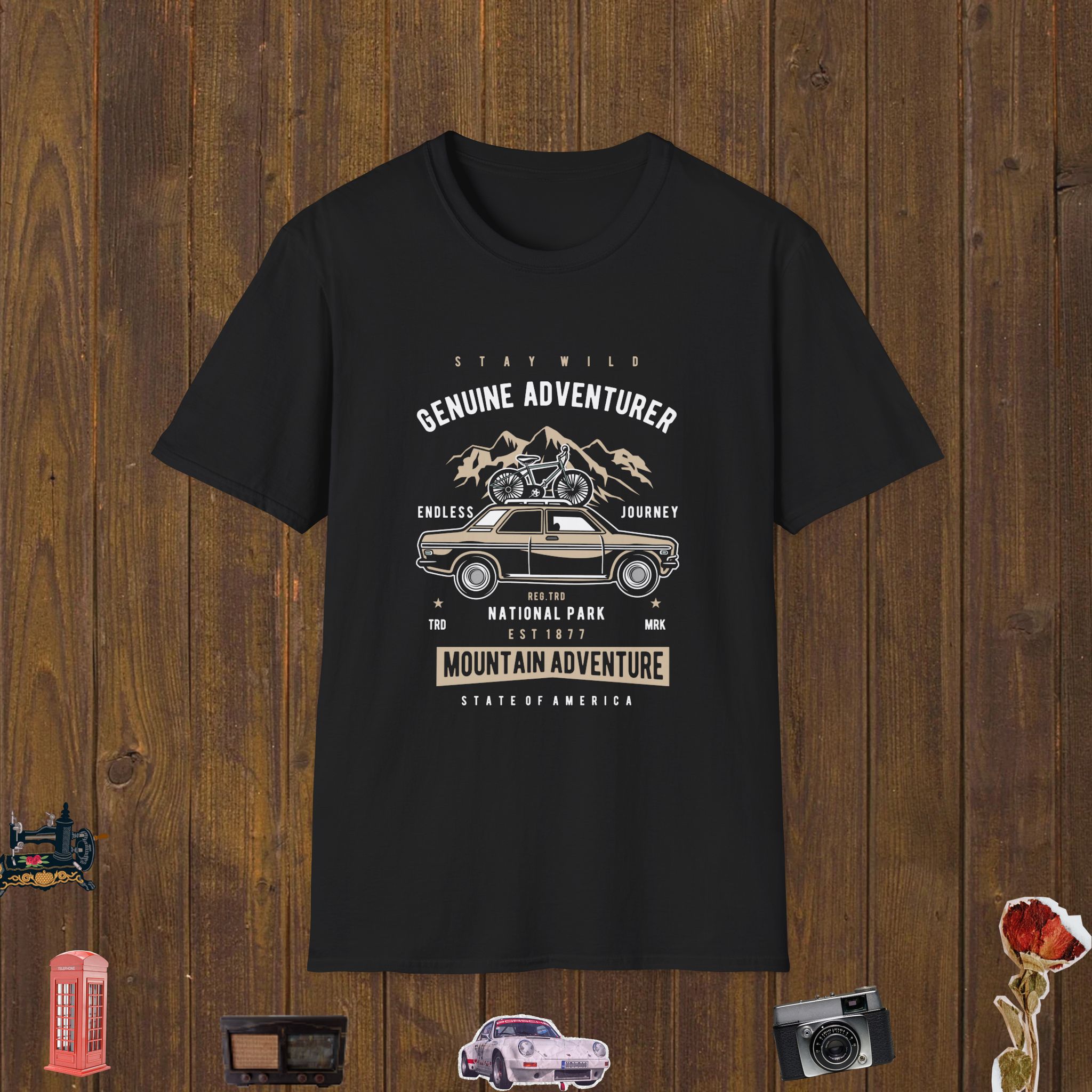 Genuine Adventurer Journey Unisex Softstyle T-Shirt
