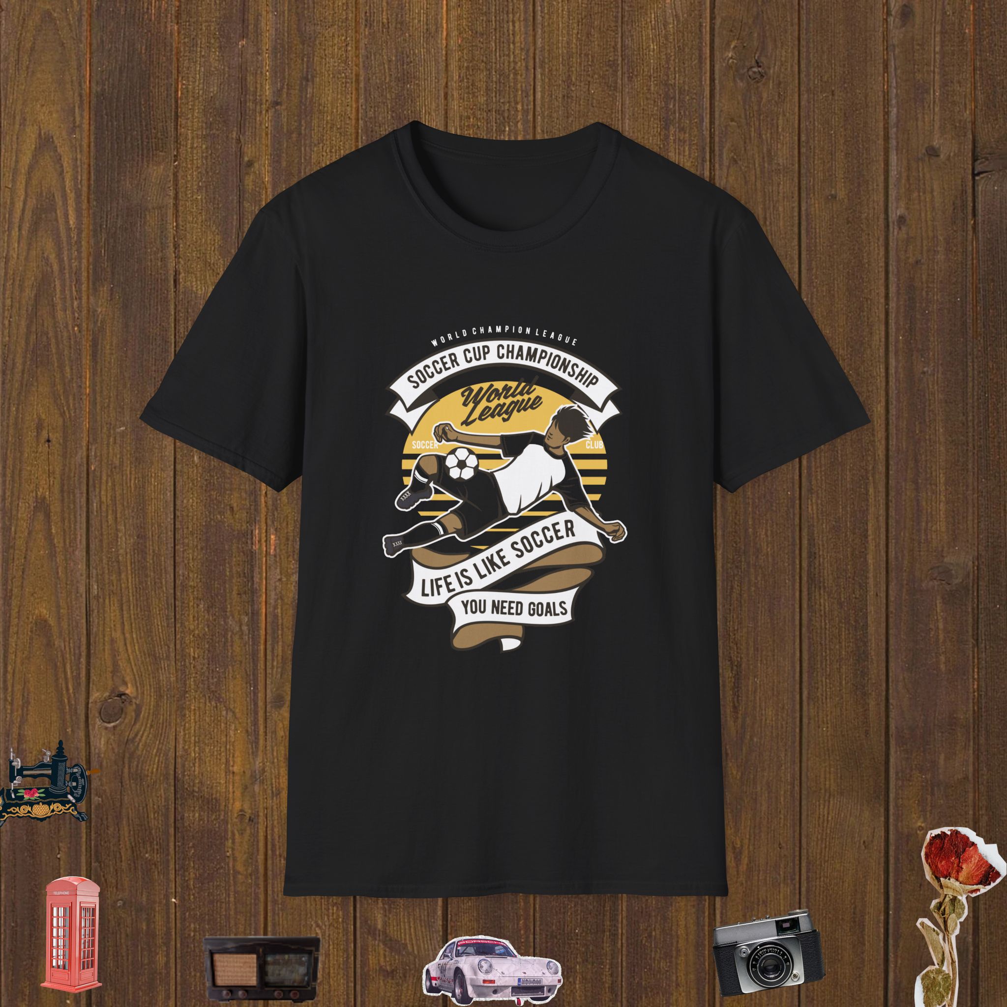 Soccer Cup Championship World League Unisex Softstyle T-Shirt