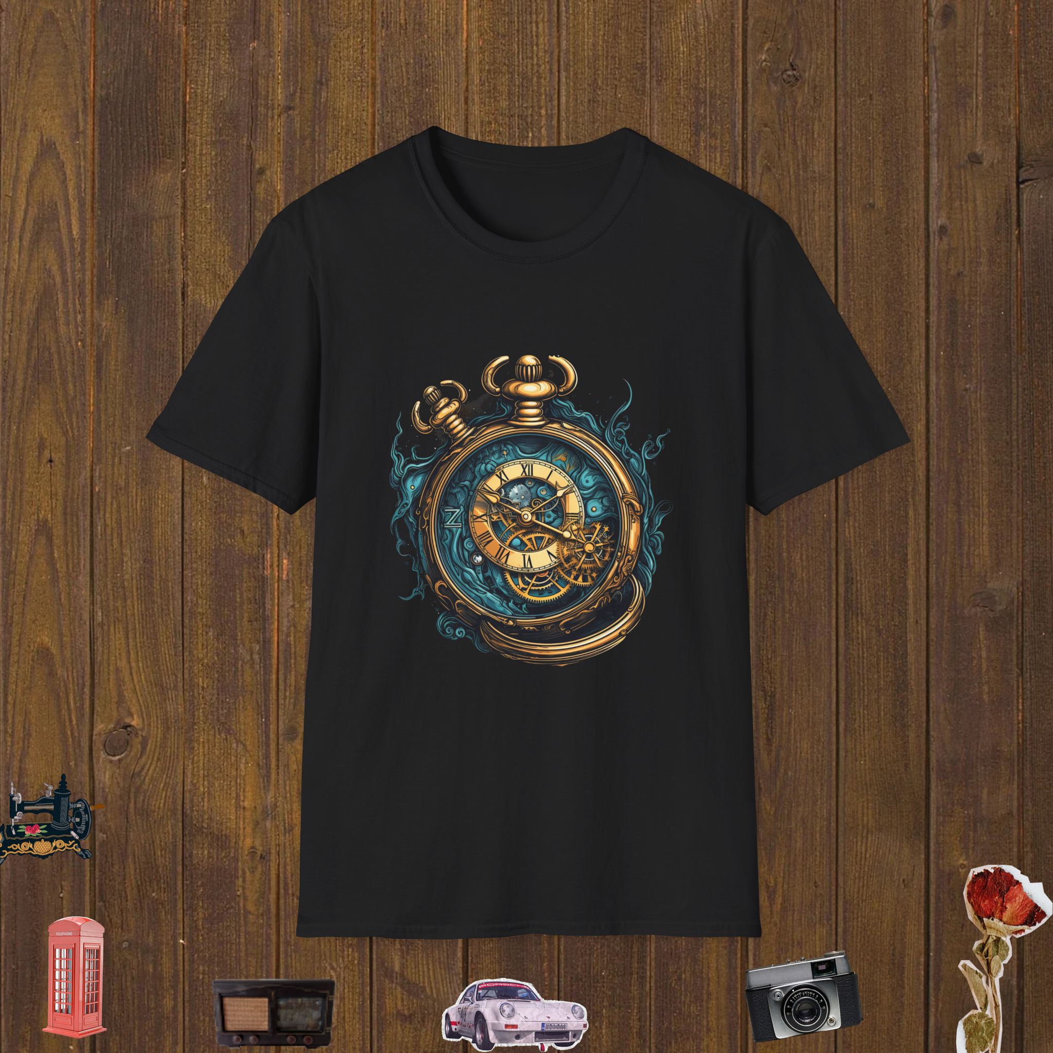 Golden Gear Dial Unisex Softstyle T-Shirt