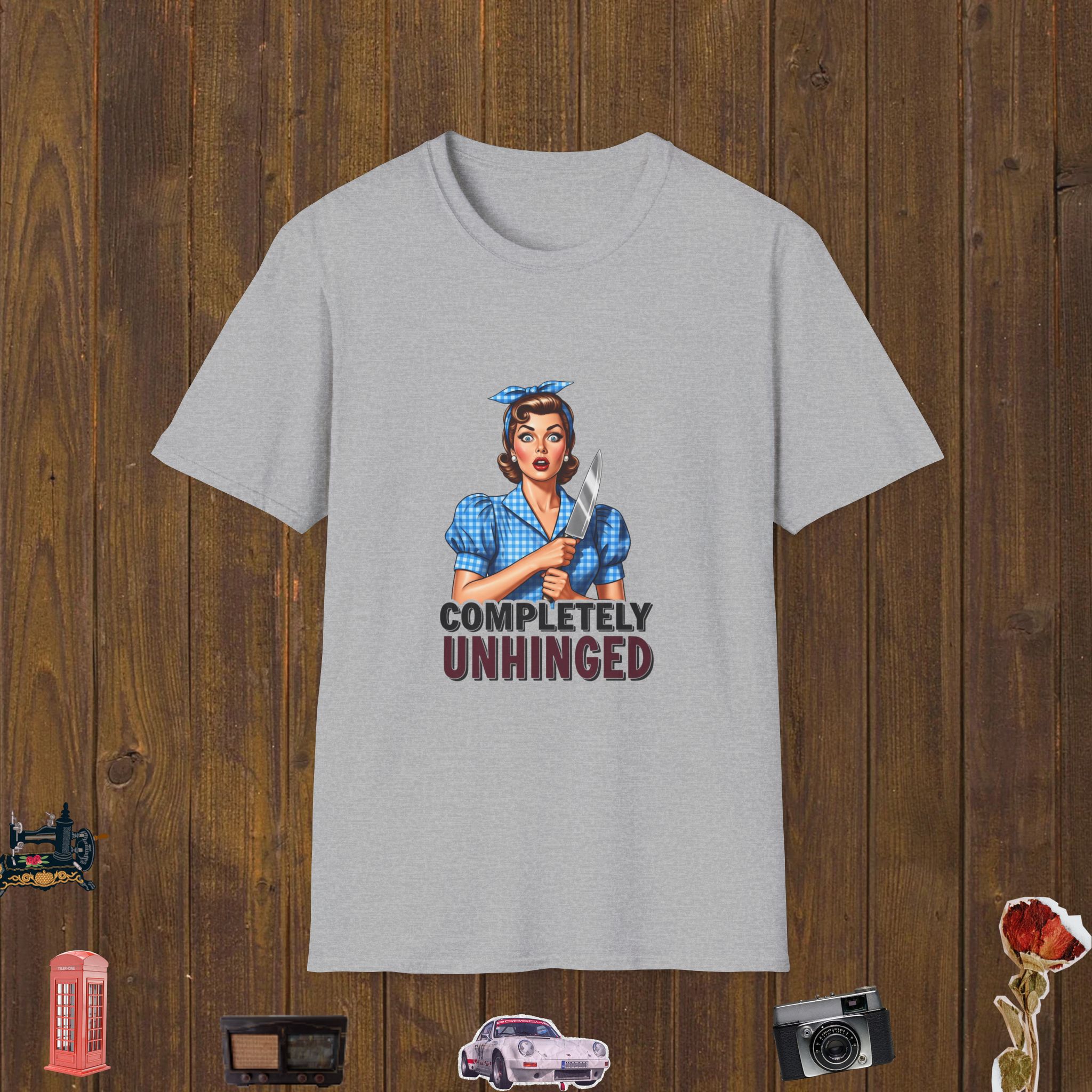 Completely Unhinged Unisex Softstyle T-Shirt