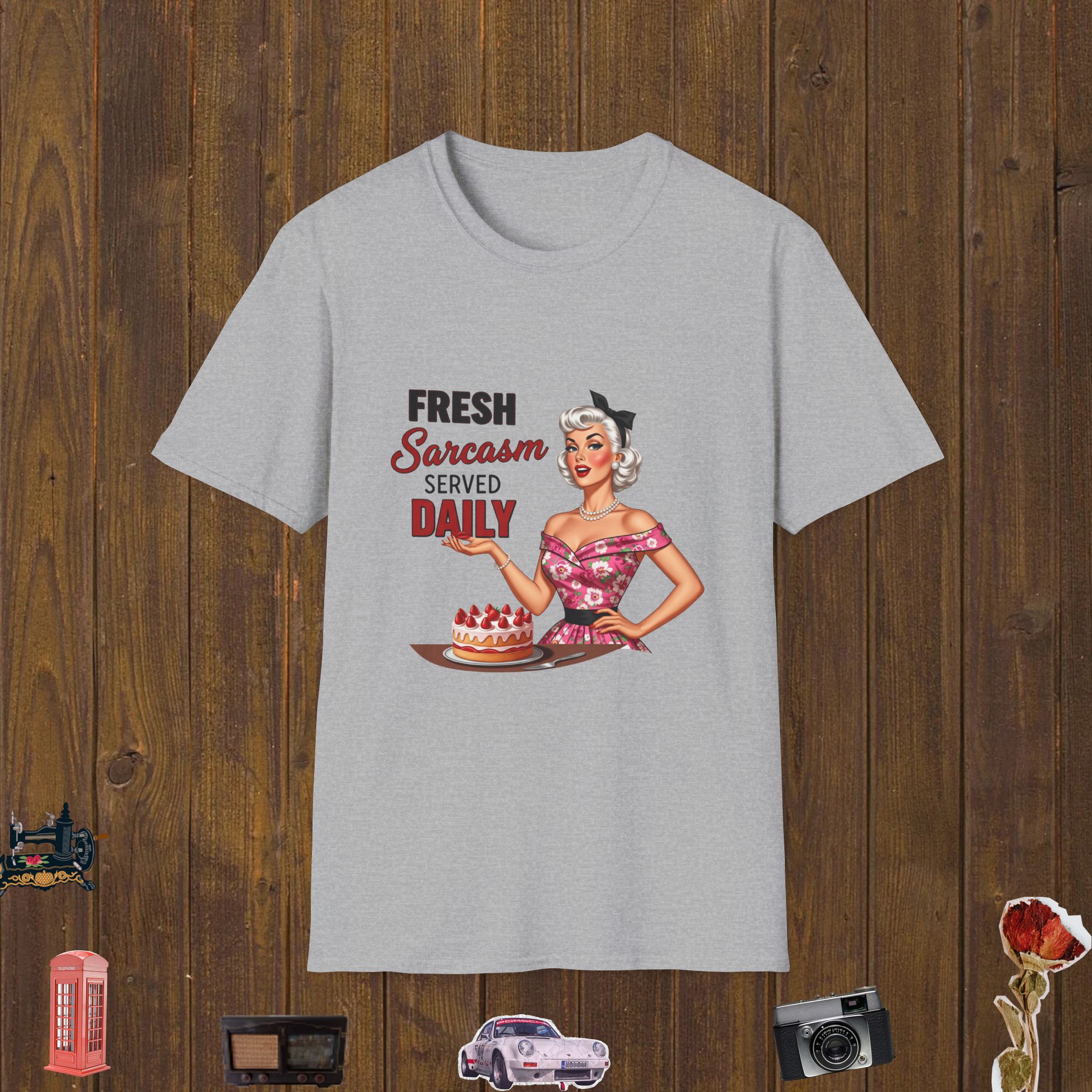 Fresh Sarcasm Daily Unisex Softstyle T-Shirt