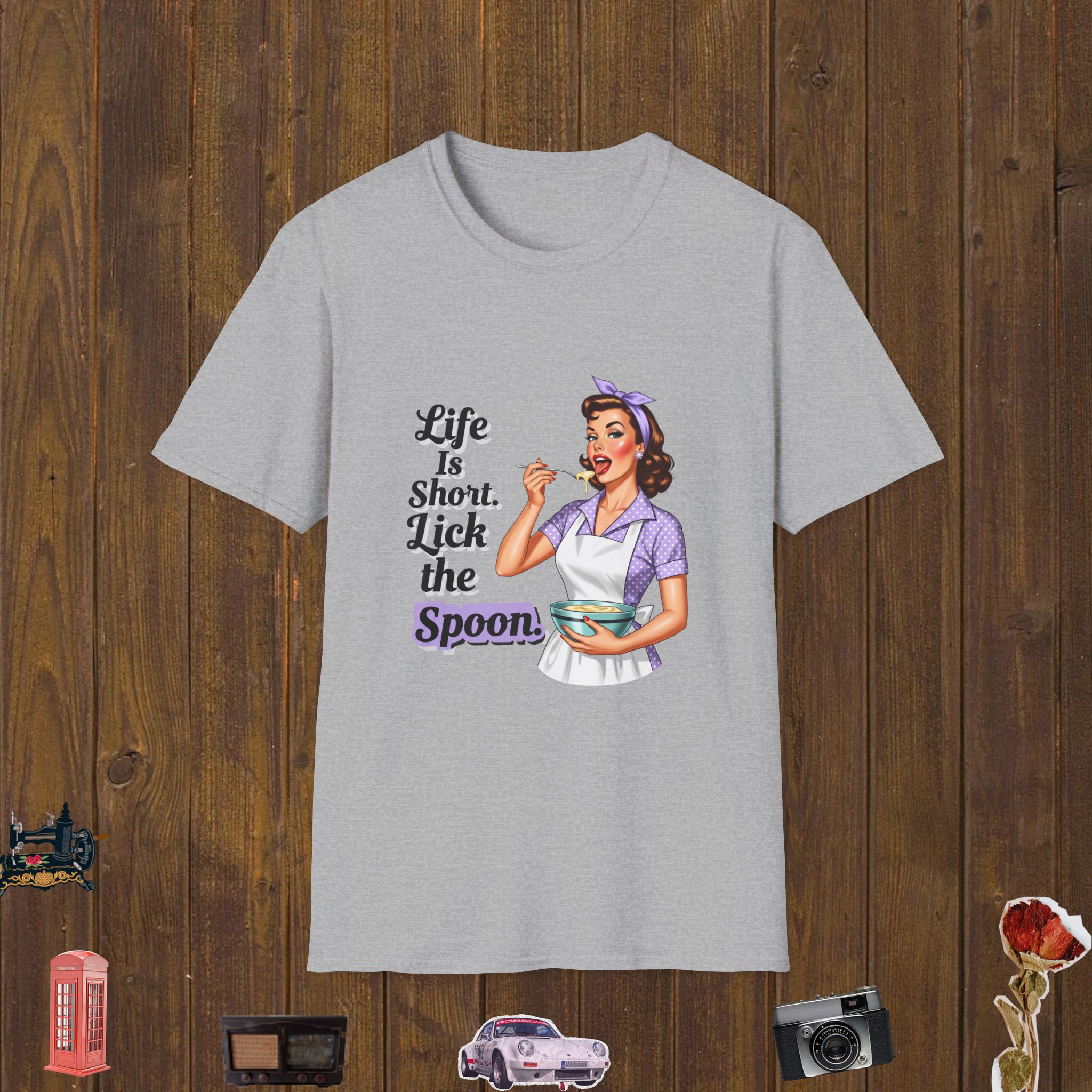 Lick the Spoon Unisex Softstyle T-Shirt
