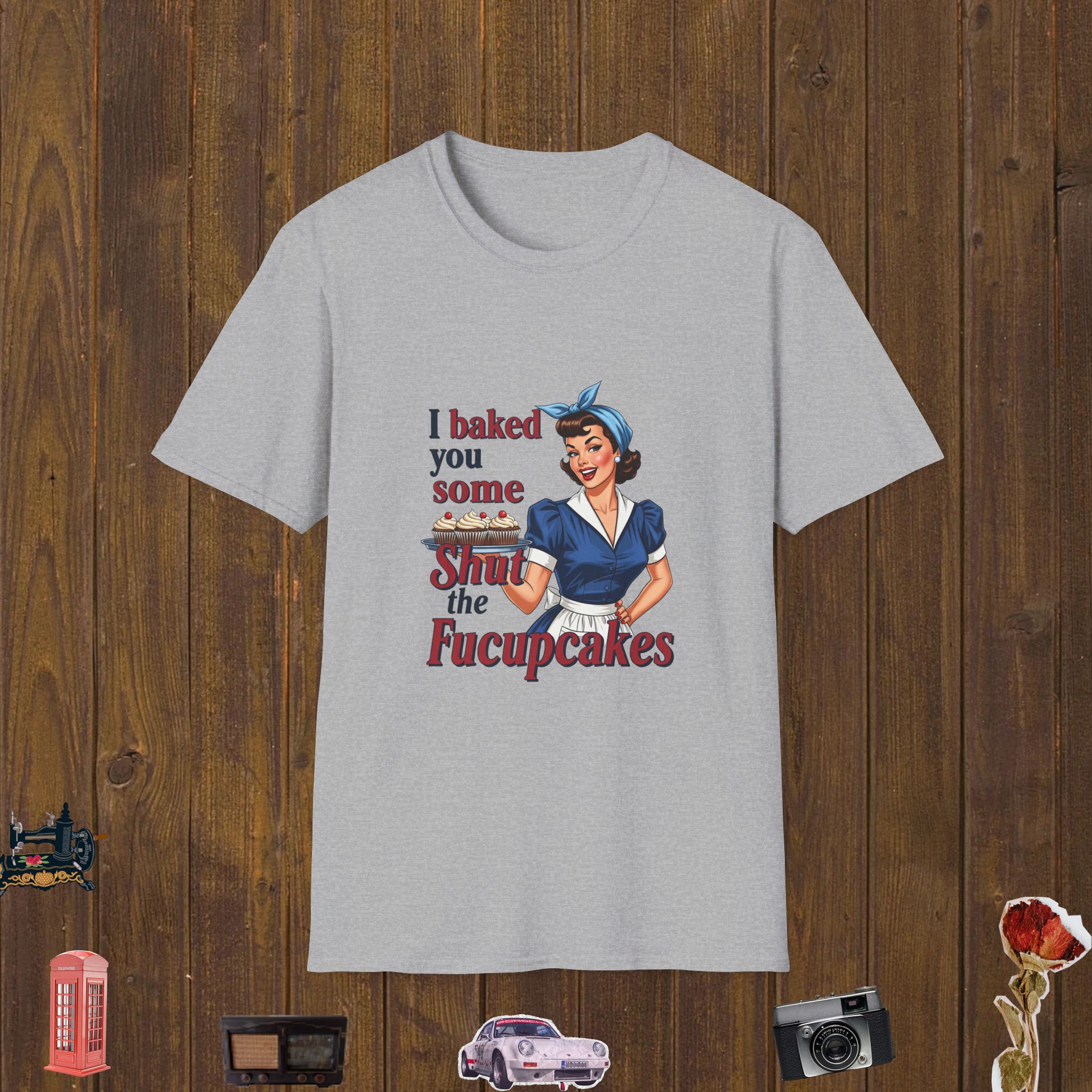 Shut the Fucupcakes Unisex Softstyle T-Shirt