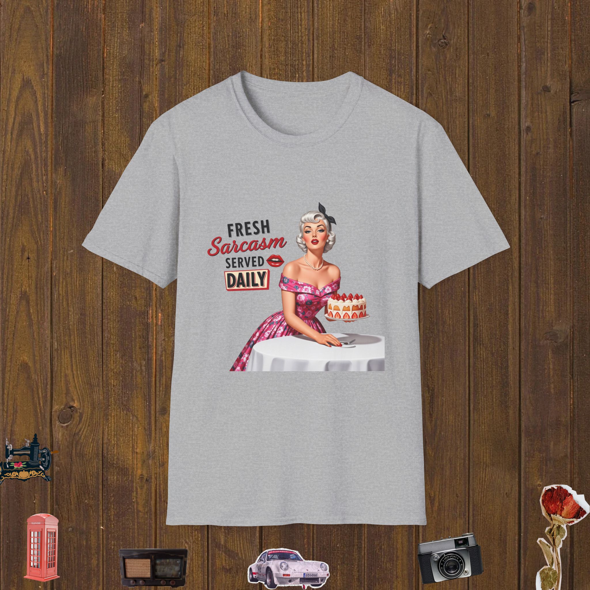 Fresh Sarcasm Daily Unisex Softstyle T-Shirt