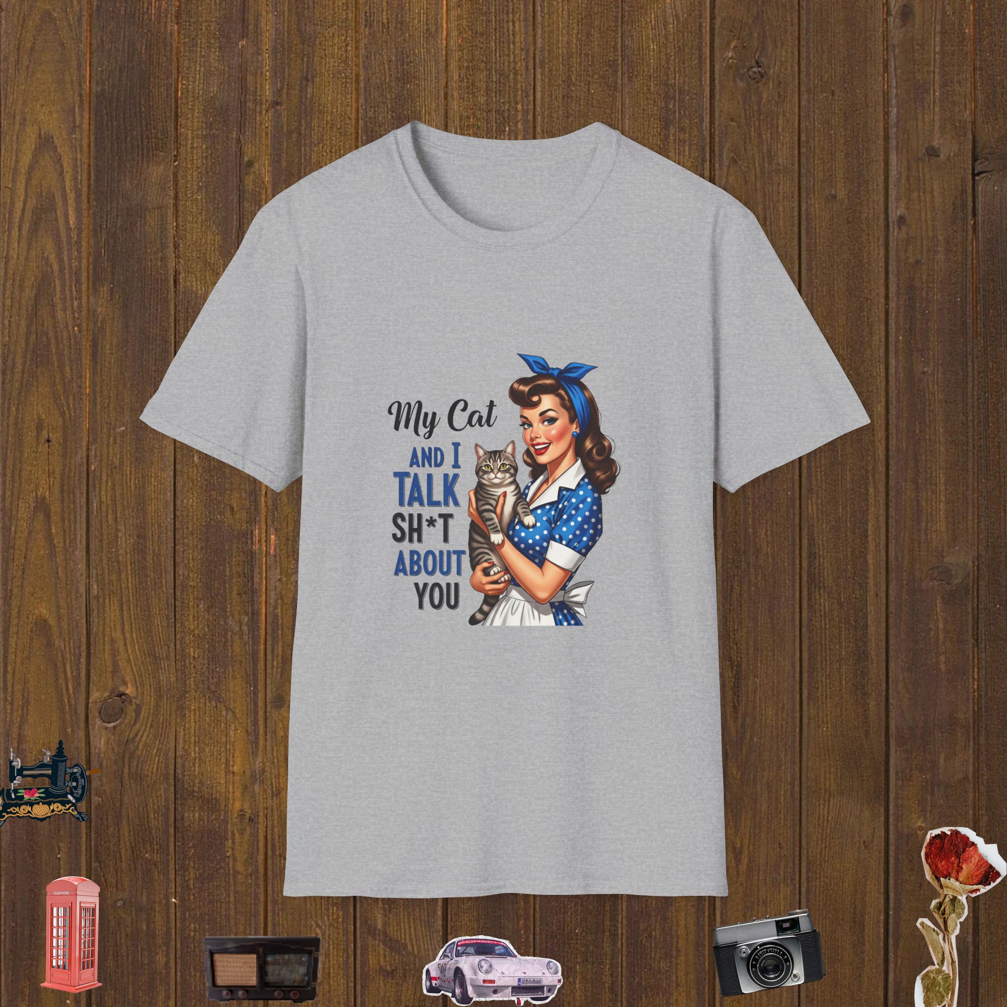 Cat Talk Sass Unisex Softstyle T-Shirt