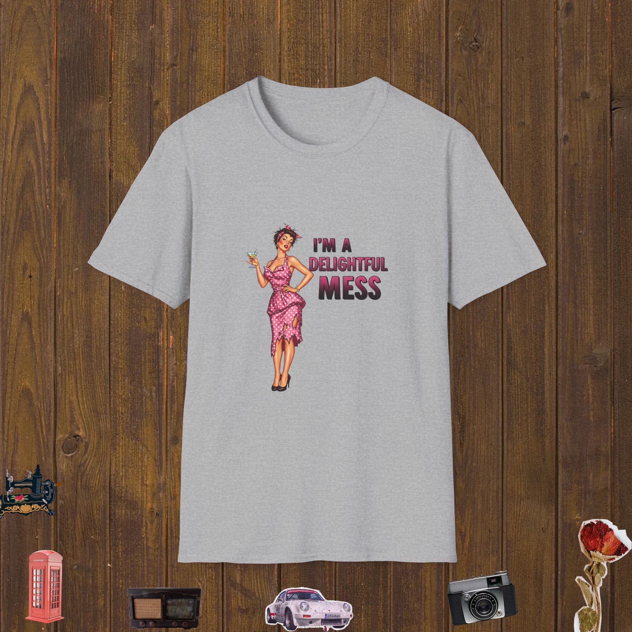 Delightful Mess Unisex Softstyle T-Shirt