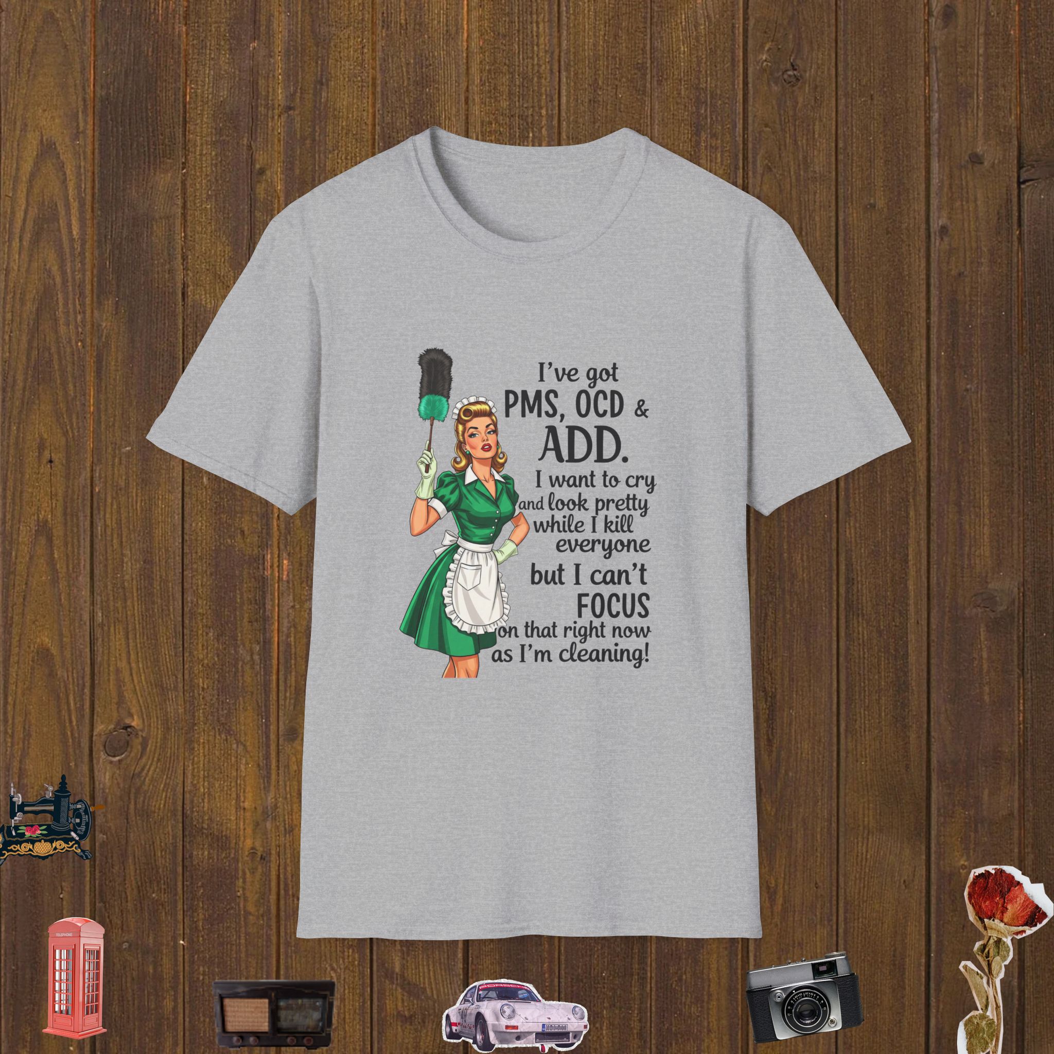 Green Maid Chaos Unisex Softstyle T-Shirt