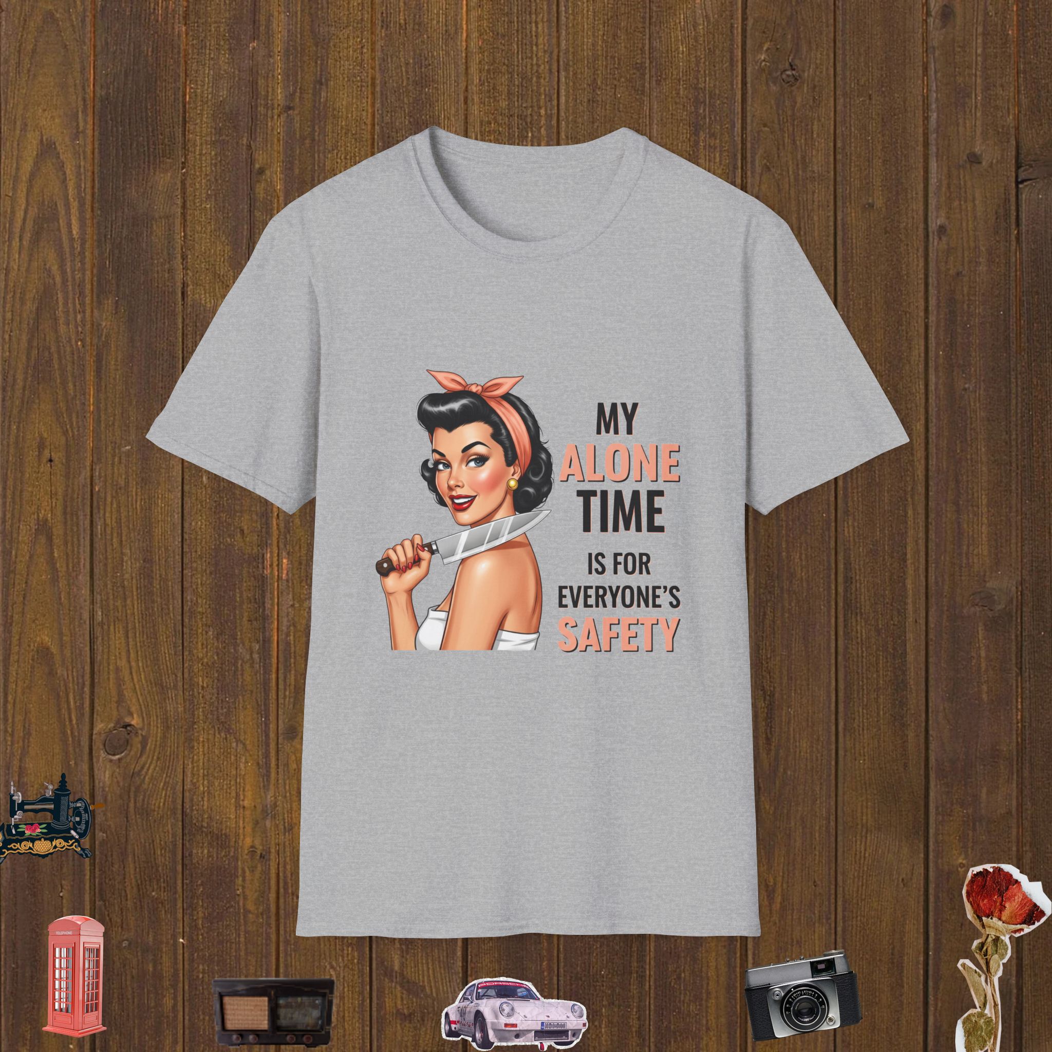 Alone Time Safety Unisex Softstyle T-Shirt